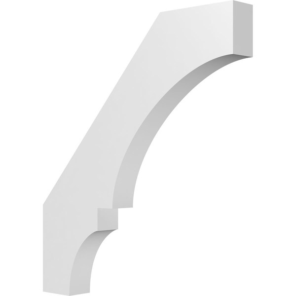 Ekena Millwork 3 1/2-in. W x 28-in. D x 32-in. H Balboa Architectural Grade PVC Knee Brace BRCP035X28X32BOA - main
